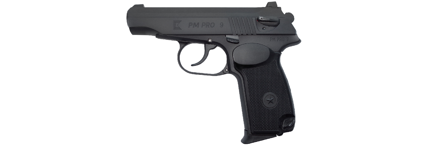 Пистолет огнестрельный ограниченного поражения PM PRO 9; 9 мм РА
