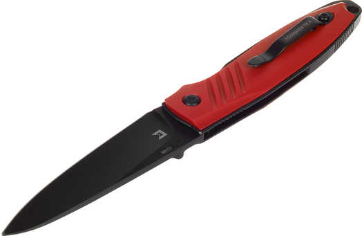 Нож складной Shot; клинок D2/BlackWash™; рукоять Red/G10; по заказу Калашников