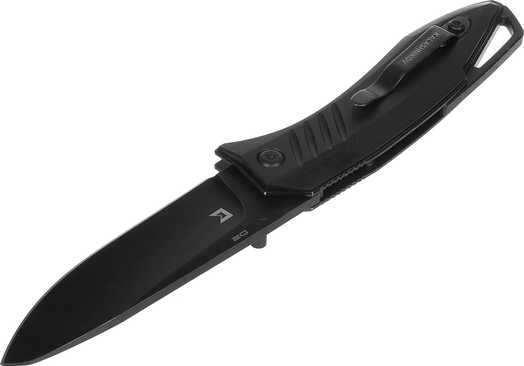 Нож складной Bang; клинок D2/BlackWash™; рукоять Black/G10; по заказу Калашников