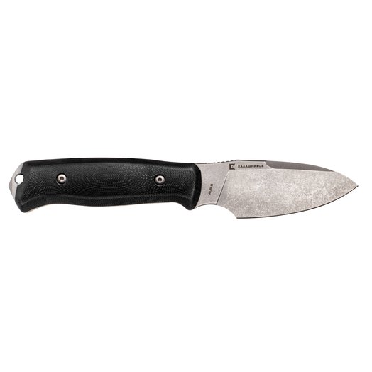 Городской нож НК-2; AUS-8; stonewash; рукоять черная